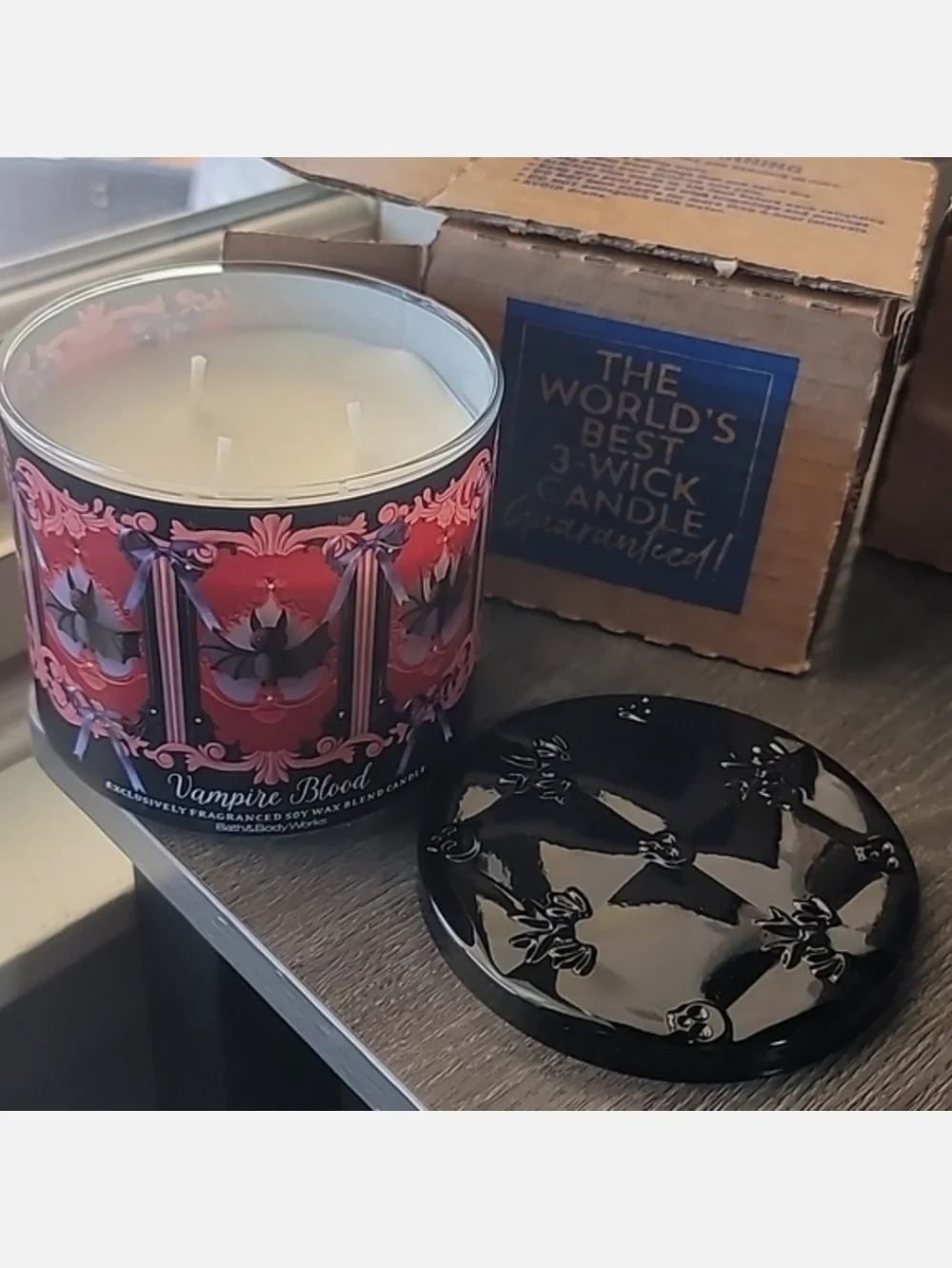 Bath And Body Works Vampire Blood 3 Wick Candle